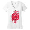 royal blues Women's V-Neck T-Shirt