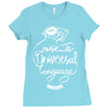 music is the universal language of mankind Ladies Fitted T-Shirt