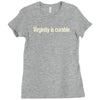 virginity is curable tee Ladies Fitted T-Shirt