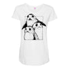 porg Maternity Scoop Neck T-shirt