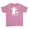 bear grills bbq funny Youth Tee