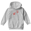 bloody hand print funny zombie kill undead blood horror killer Youth Hoodie