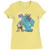 monsters fink Ladies Fitted T-Shirt
