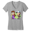 i'm a woman! Women's V-Neck T-Shirt