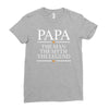 papa man myth legend Ladies Fitted T-Shirt