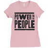 power to the people Ladies Fitted T-Shirt