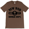 rookie new dad 2017 T-Shirt