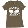 gilmour academy   as worn by dave   pink floyd   mens music Ladies Fitted T-Shirt