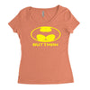 buttman Women's Triblend Scoop T-shirt