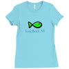 long beach Ladies Fitted T-Shirt