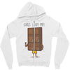 girls love me Zipper Hoodie