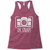 oh snap Racerback Tank