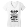 I Am A September Women Women's V-Neck T-Shirt