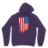 sa distress flag cool american Unisex Hoodie