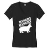 hangry Women's V-Neck T-Shirt