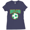 ireland soccer Ladies Fitted T-Shirt