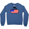 usa curling Crewneck Sweatshirt