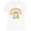 love wins Ladies Fitted T-Shirt