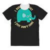 an elephant never cares All Over Women's T-shirt