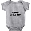 big man little man Baby Onesie