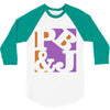 pb&amp;j vectorized 3/4 Sleeve Shirt