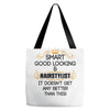 Smart Good Looking Hairstylist Doesnt Get Better Than Tote Bags