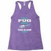 i'm a pug mom Racerback Tank