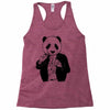 gangster panda Racerback Tank