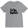 the dogfather boxer V-Neck Tee