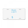 Muggle On Board Blue License Plate