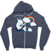 rainbow Zipper Hoodie