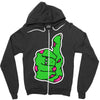 zombie okay Zipper Hoodie