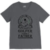 Golfer Father V-Neck Tee