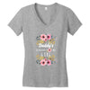 Daddy's Girl Women's V-Neck T-Shirt