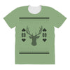 ugly deer christmas All Over Women's T-shirt