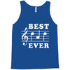 Best Dad Ever Funny Music Note Tank Top