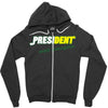 president eat people Zipper Hoodie