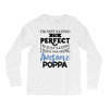 awesome poppa Long Sleeve Shirts