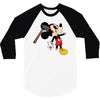 zombie mickey 3/4 Sleeve Shirt