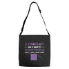 i crochet so i don't choke people save a life, send yarn Adjustable Strap Totes