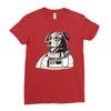 Laika The Space Dog Ladies Fitted T-Shirt