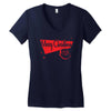 merry christmas santa claus Women's V-Neck T-Shirt