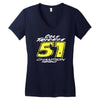 cole trickle 51 Women's V-Neck T-Shirt