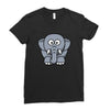 kids elephant Ladies Fitted T-Shirt