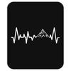 Heart Beats Mountain Mousepad