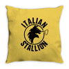 Rock Balboa italian stallion Throw Pillow