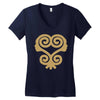 sankofa Women's V-Neck T-Shirt