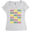 ho ho ho Women's Triblend Scoop T-shirt