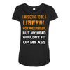 liberal for halloween Maternity Scoop Neck T-shirt