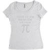 come to the math Women's Triblend Scoop T-shirt